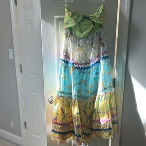 FARM Rio Multicolor One Shoulder Dress